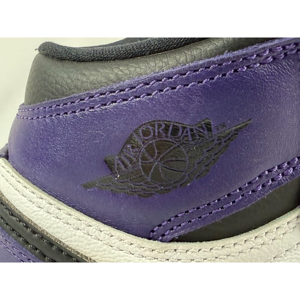 Nike Air Jordan 1 High OG GS 'Court Purple 2.0' 575441-500 Youth Size 5.5Y (7W) - Picture 6 of 8